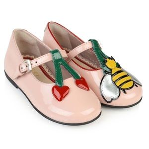 NEW GUCCI GIRLS PINK PATENT SHOES